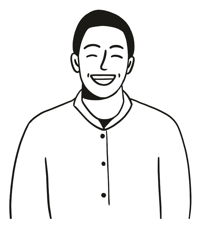 Illustrated portrait of David Choi