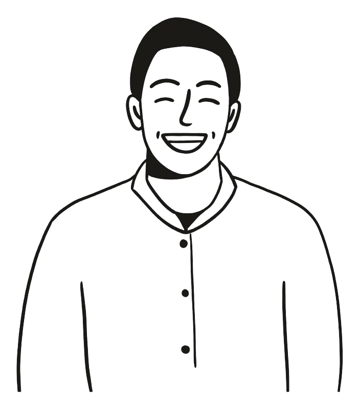 Illustrated portrait of David Choi